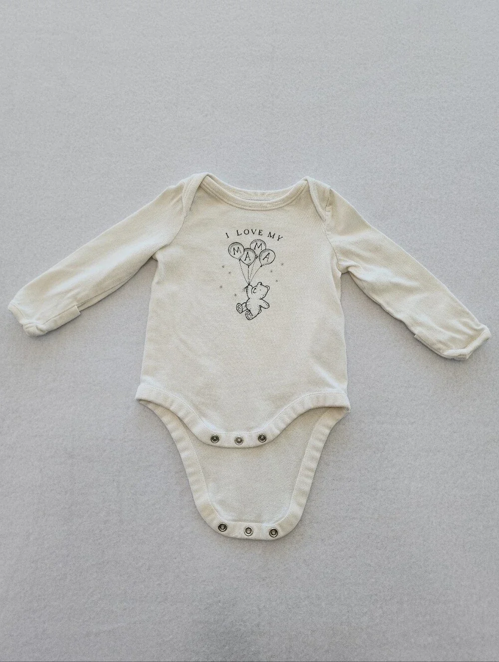 Baby Gap 0-3M 3-Piece Outfit Organic Cotton Bodysuits Tan Pants